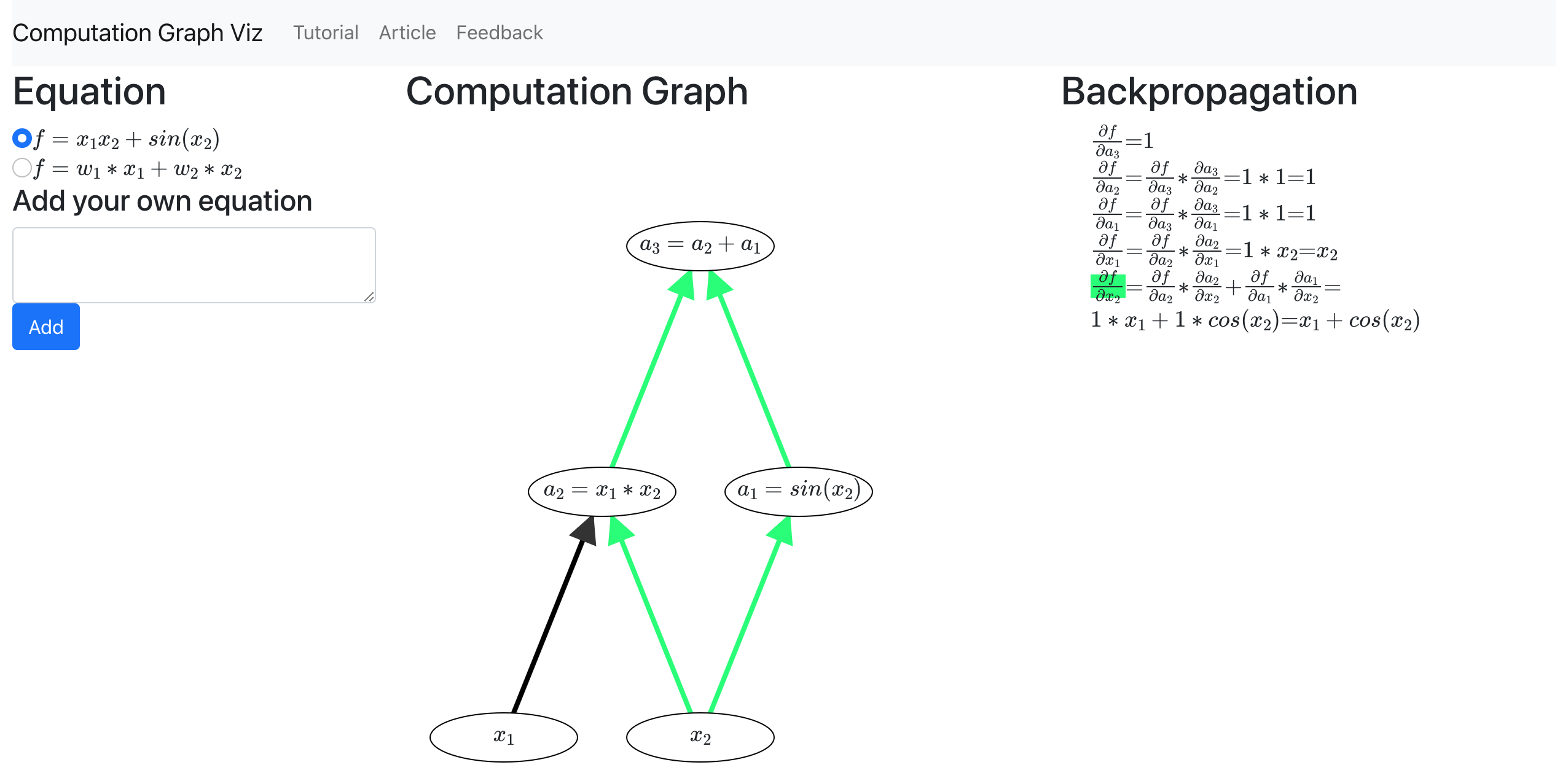 Computation Graph Viz