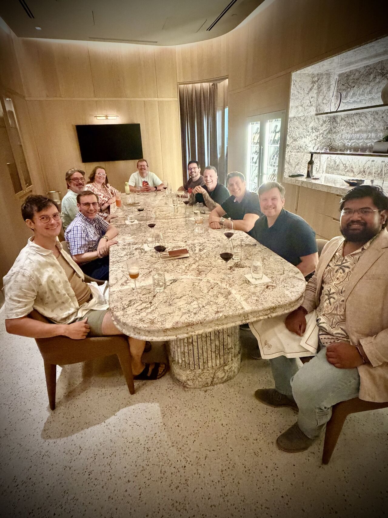 Dinner at Tamba after RubyConf Las Vegas