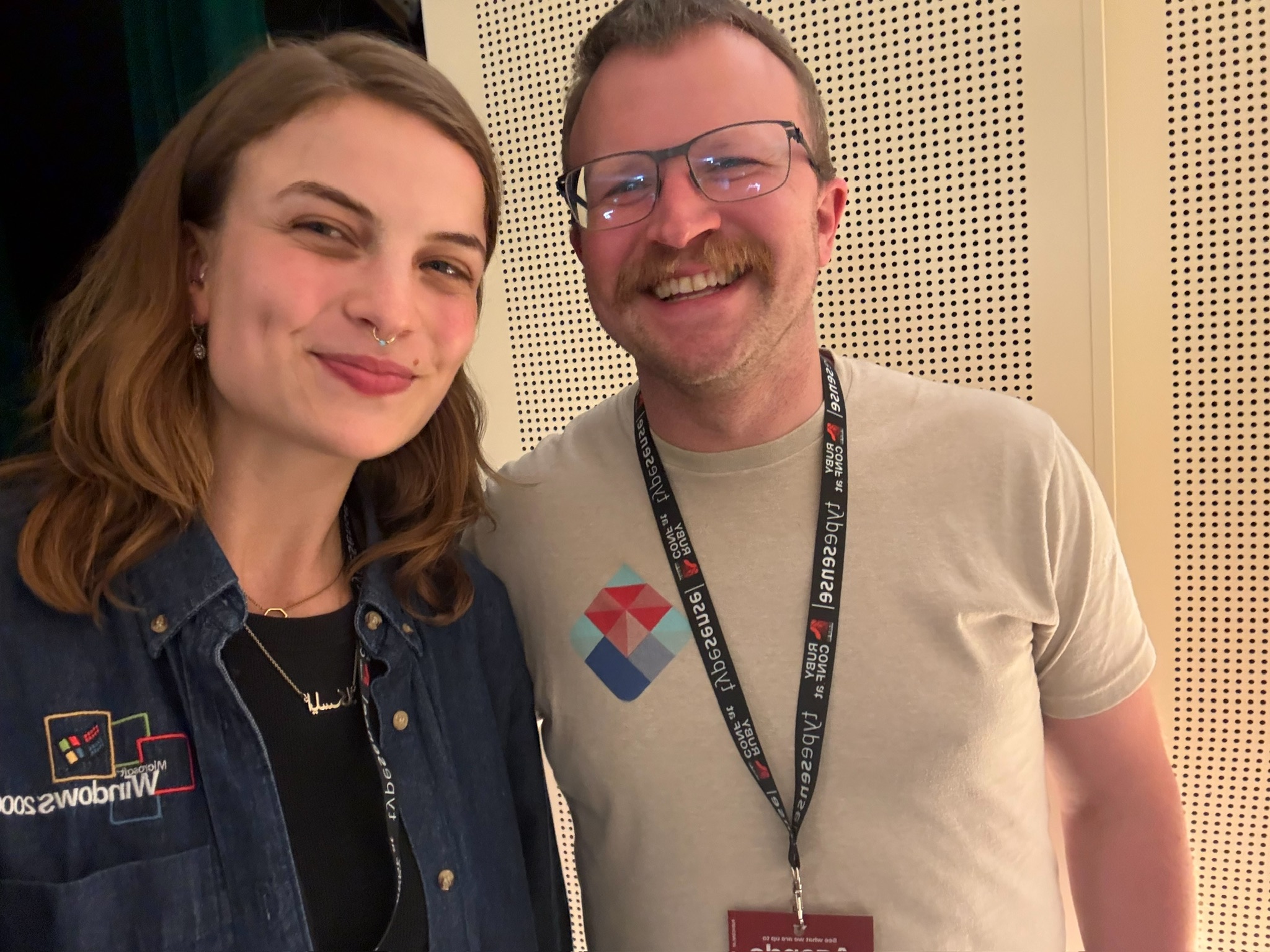 With Emma at RubyConf Austria